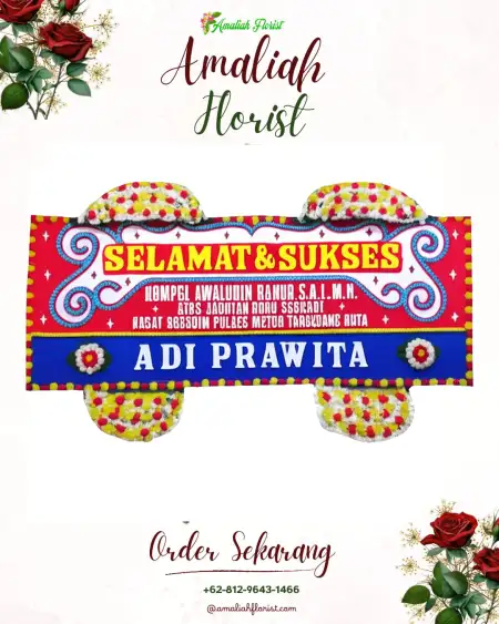 Papan Bunga Ucapan Selamat Tegal Parang